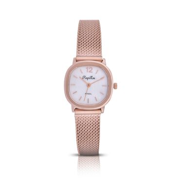 Steel PAPILLON Watch Rose Gold