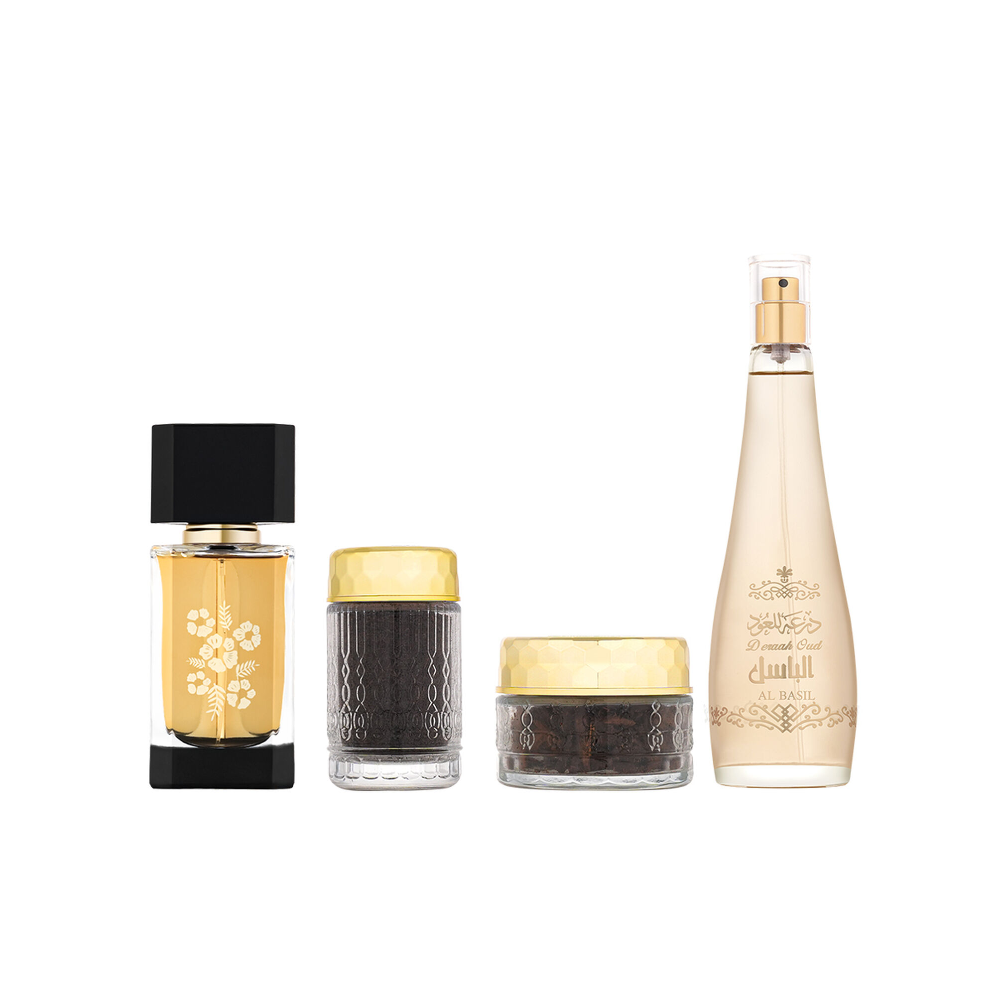 Al-Basil 4-piece fabric freshener set 