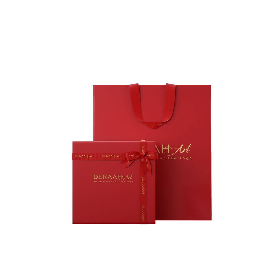 Small art shield packaging set RED
