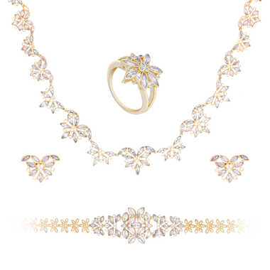 Papillon Accessories Gift Set Gold 4 Pieces