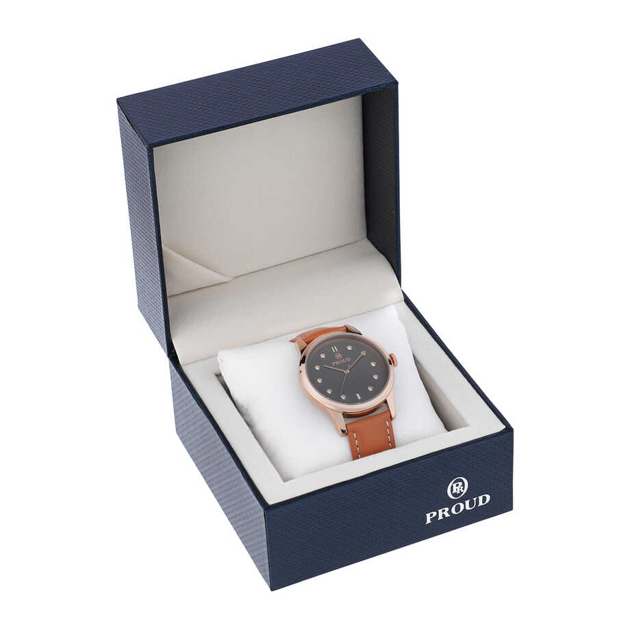 Proud leather silver men&rsquo;s Watch -HZ-PR1702