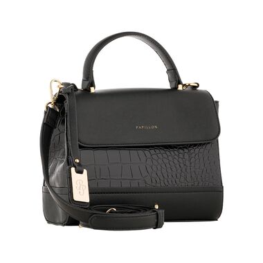 Papillon Handbag Black- Women’s bags - NOR-84300
