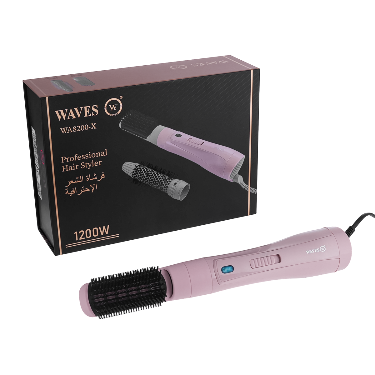 WA8200-PINK Professional Wavy Hair Brush