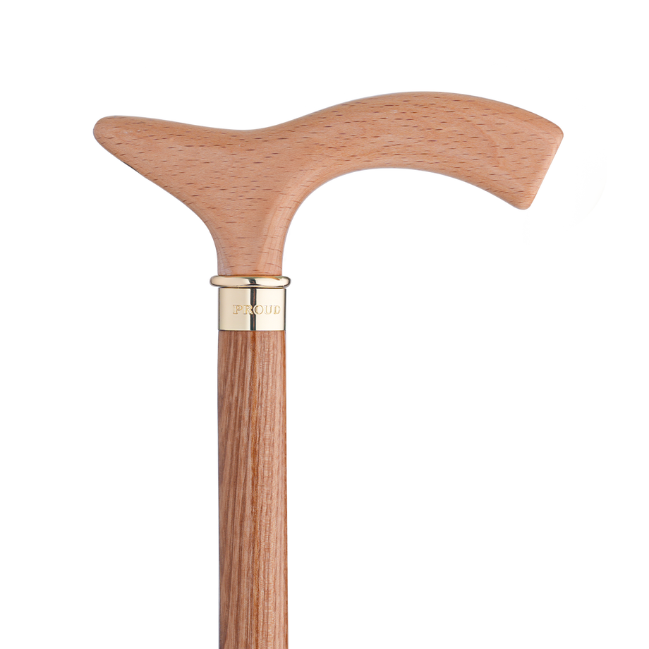 Proud Premium Wood Cane with Wooden Handle Y24-WKS012