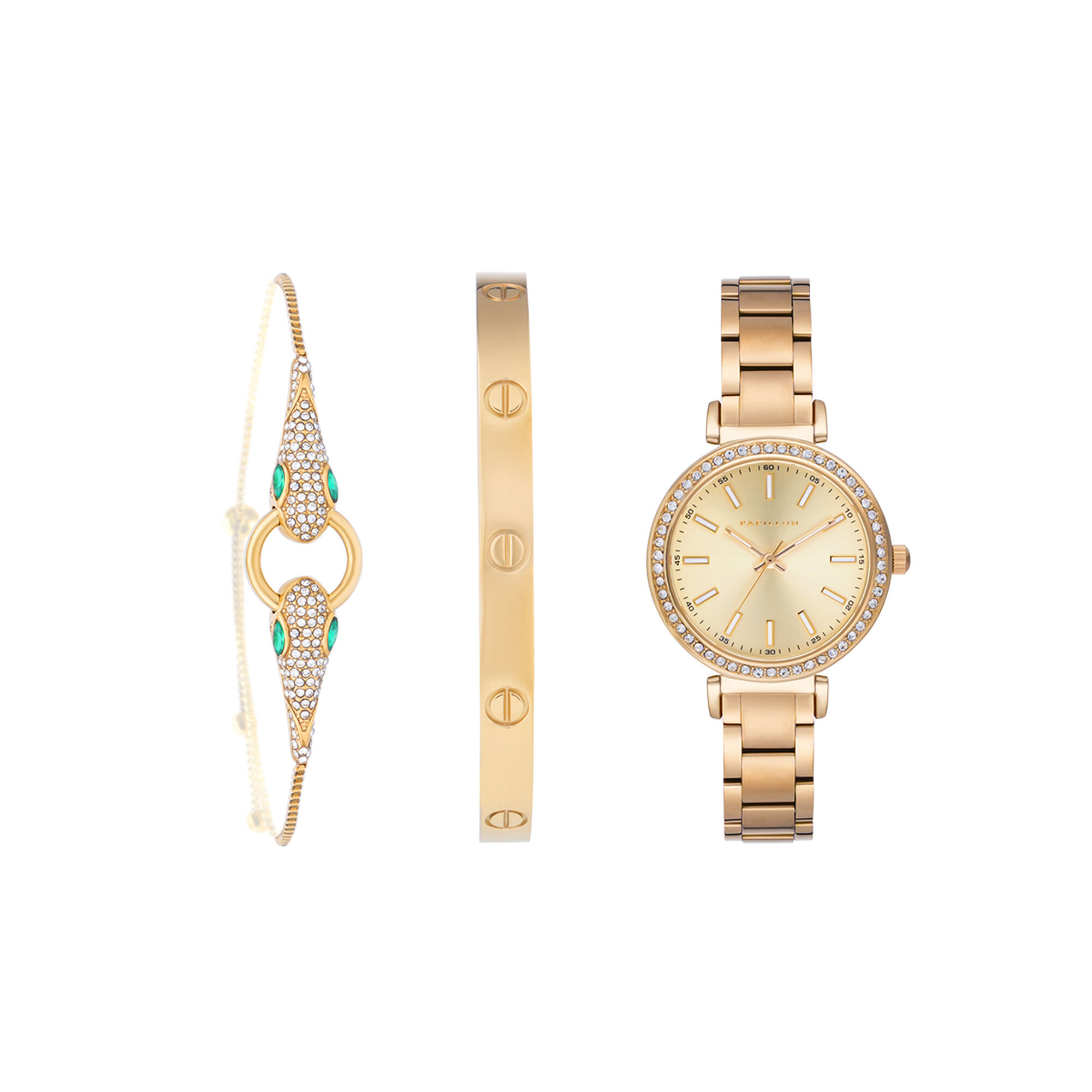 Bracelet Set with Papillon Watch BG2 (S16635S-03-A) G