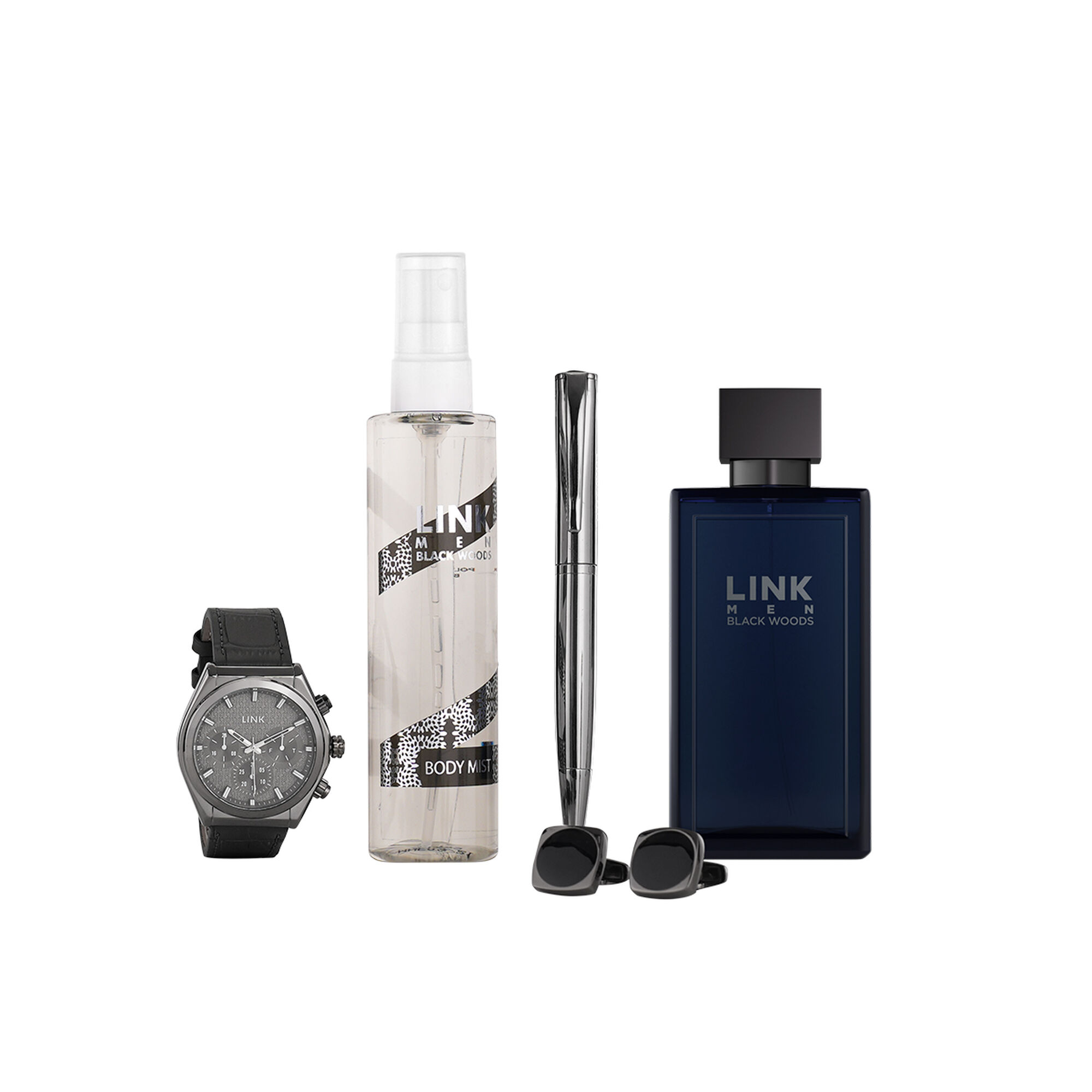 Black Link Men's accessories gift set