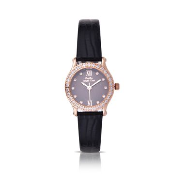 Leather PAPILLON Watch Rose Gold