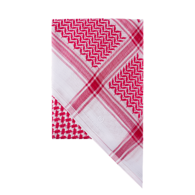 Red and white Proud Primer shemagh