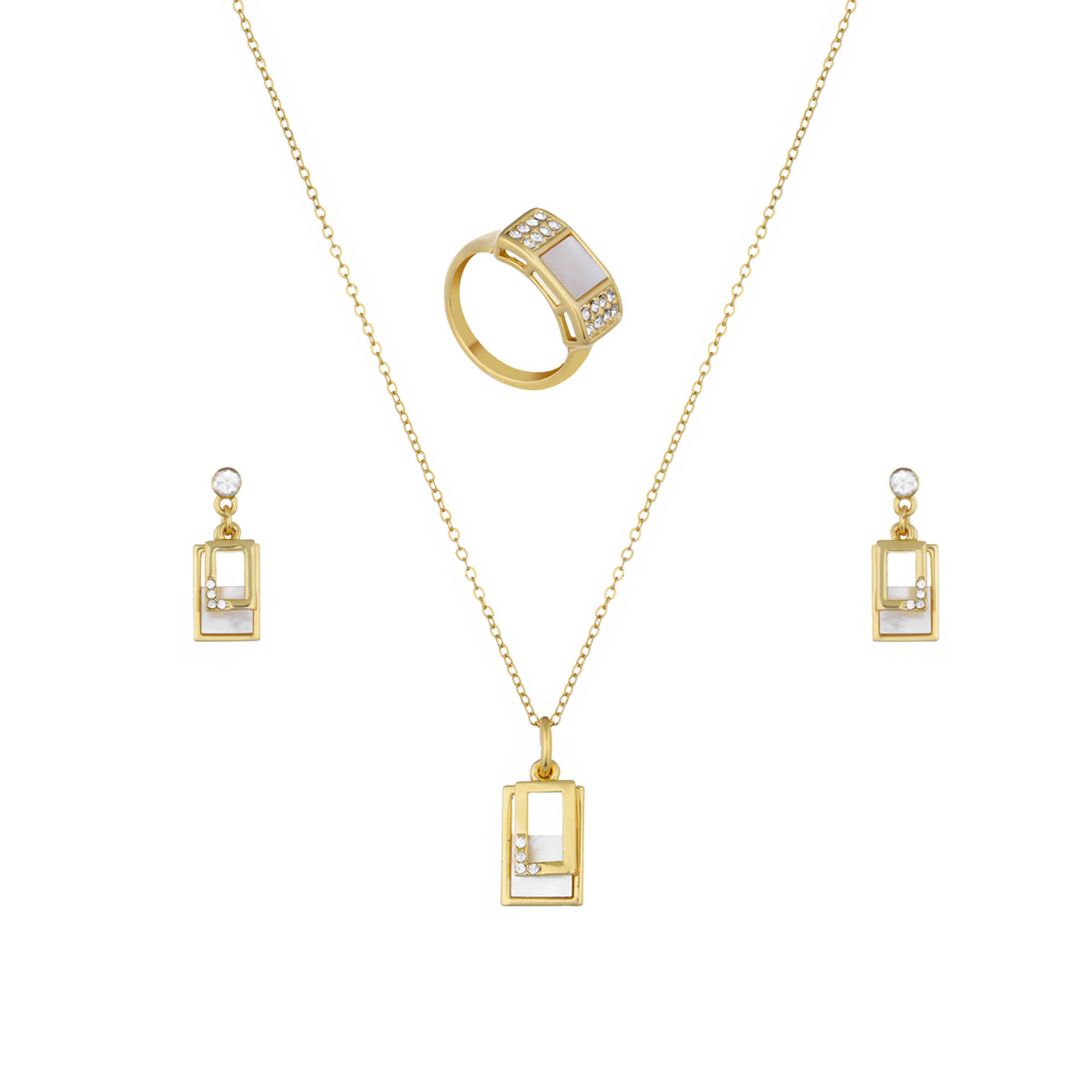 Papillon Accessories Gift Set Gold 3 Pieces