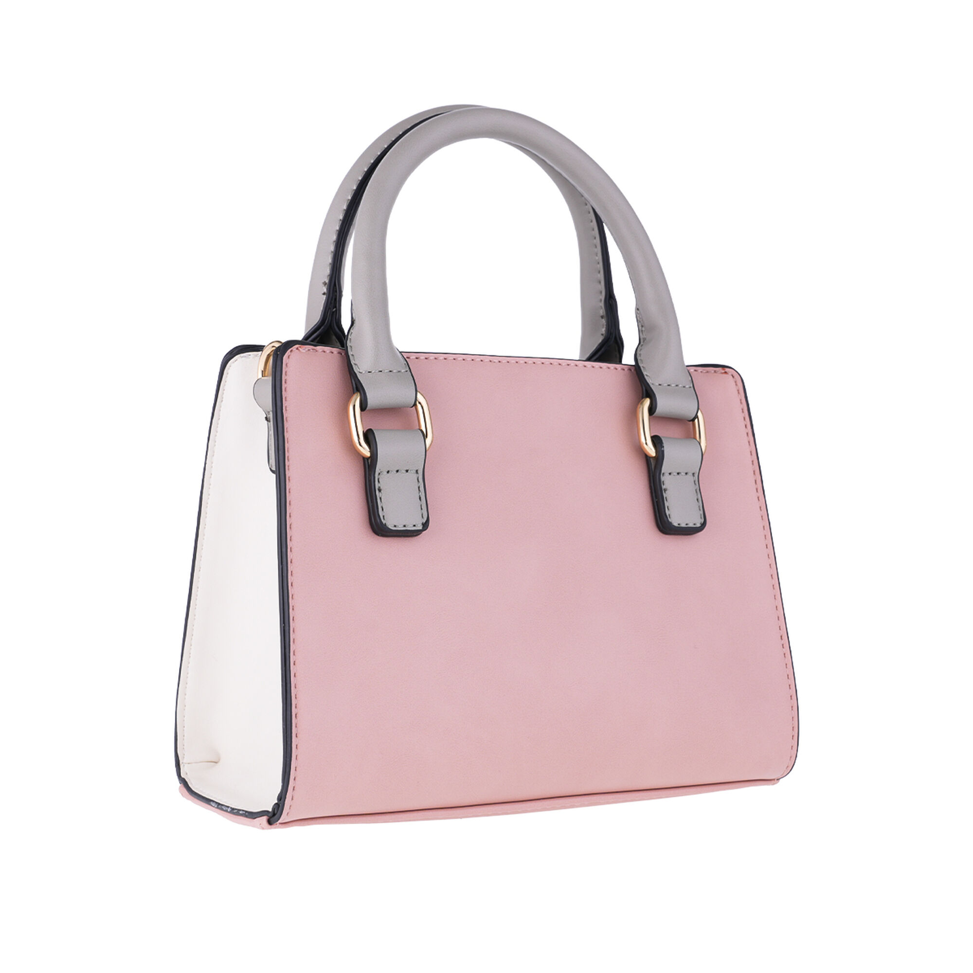 Papillon Handbag Pink and Gray- Women’s bags - NOR-81274E
