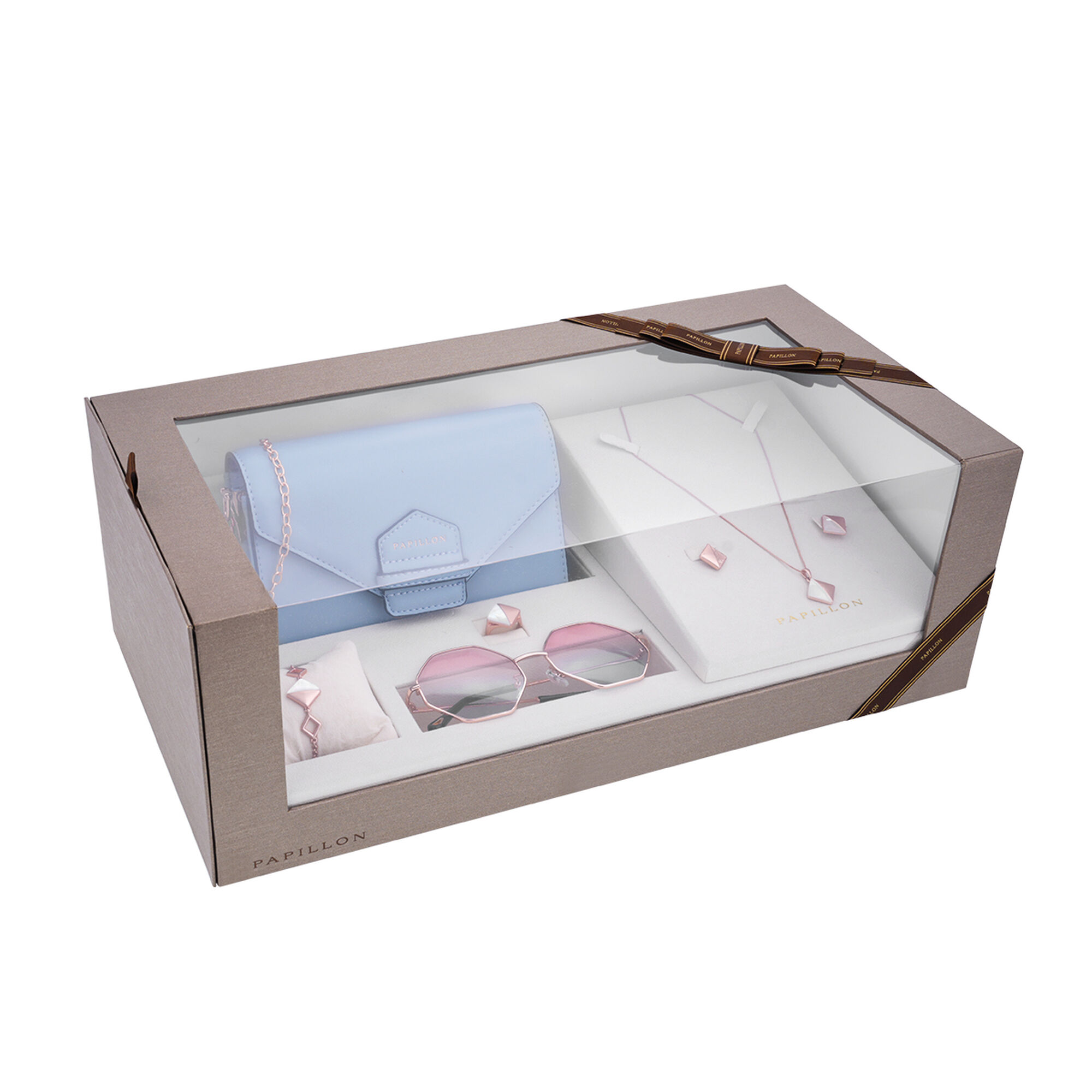 Papillon Accessories Gift Set Rose Gold 6 Pieces