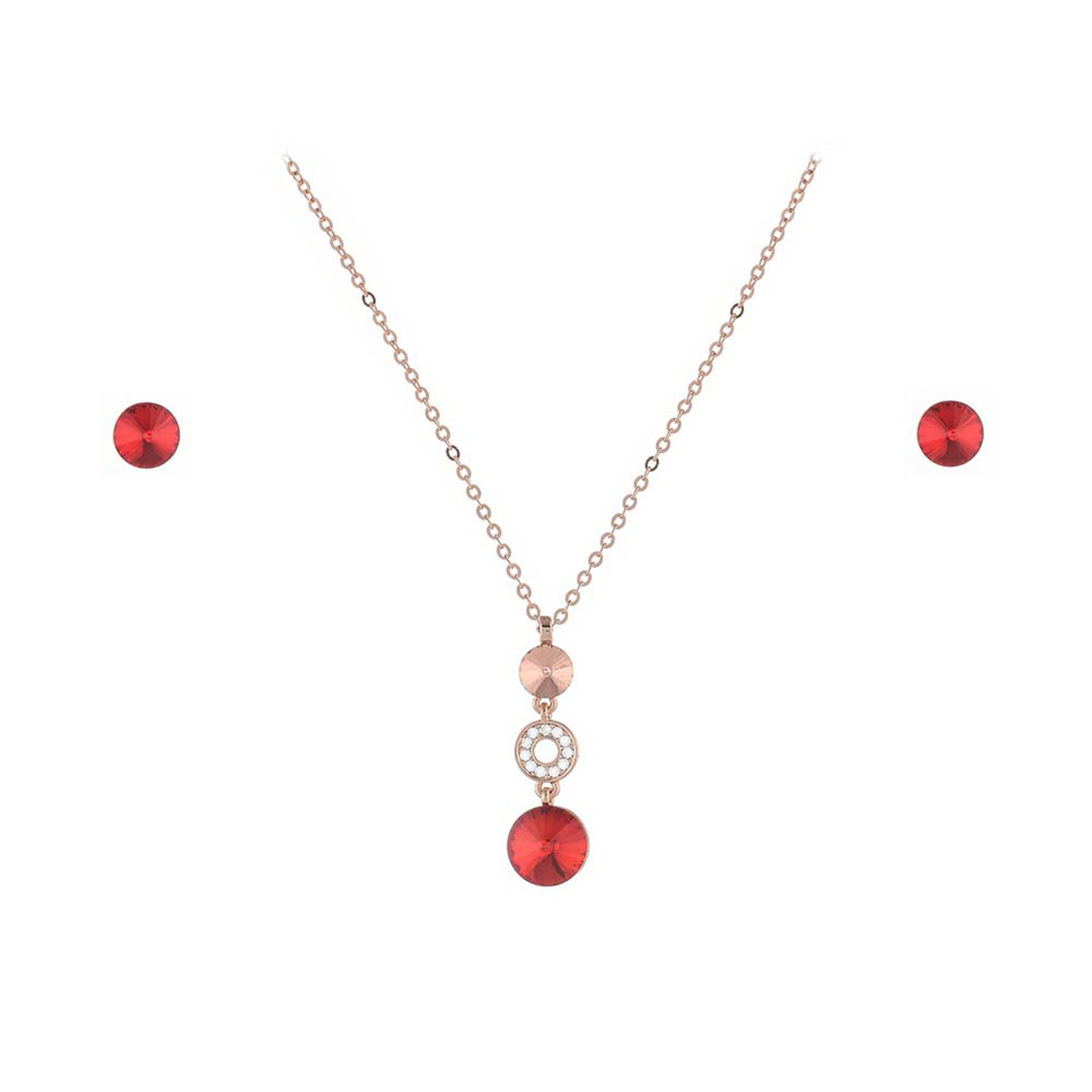 طقم بابيون اكسسوار روز جولد ثنائي