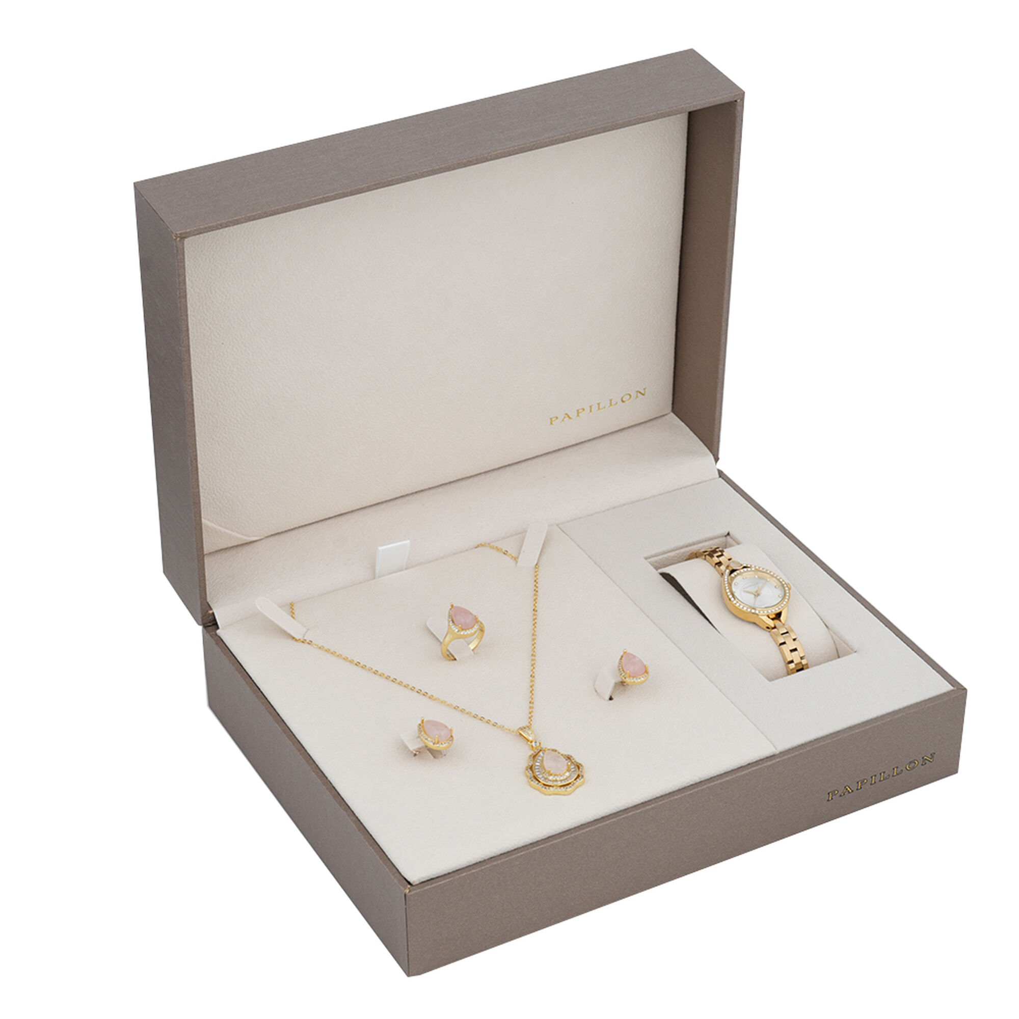 Triple Papillon set + watch (SS22221S-01-B) G