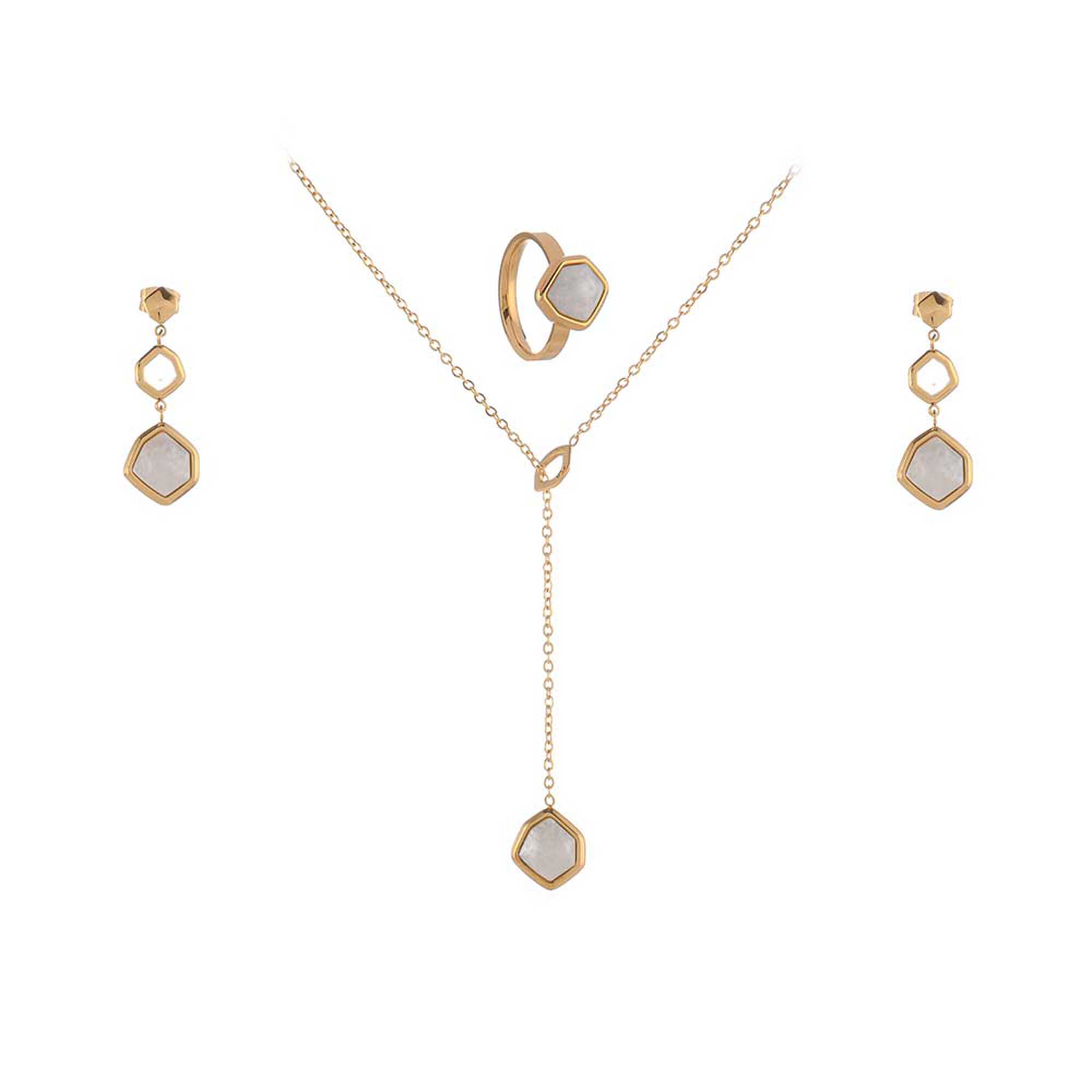 Papillon Accessories Gift Set Gold 3 Pieces