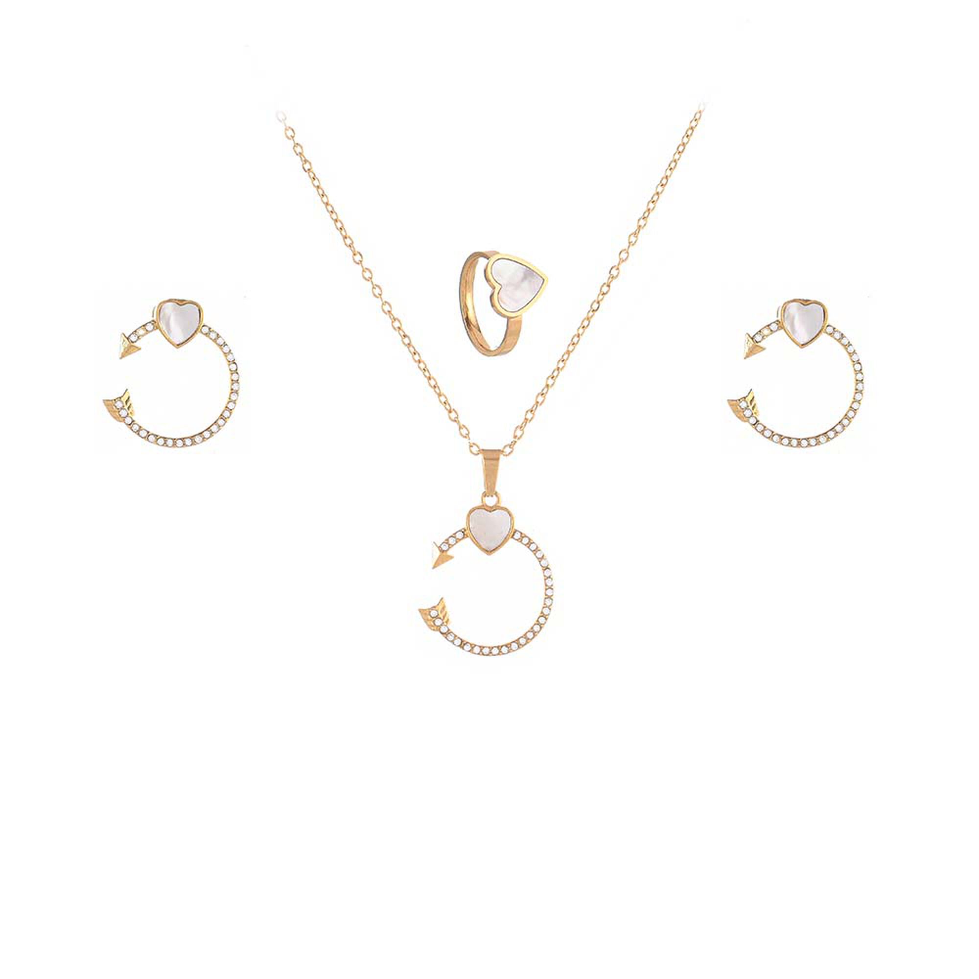 Papillon Accessories Gift Set Gold 3 Pieces