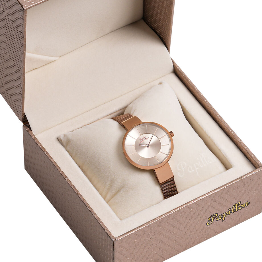Steel PAPILLON Watch Rose Gold
