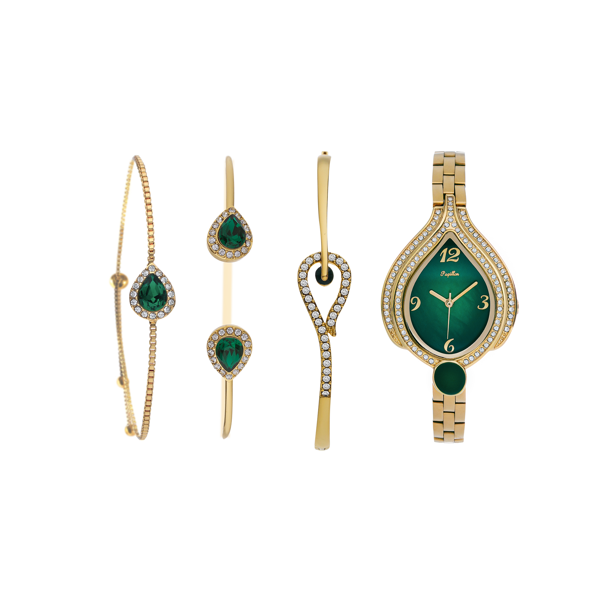Bracelet Set with Papillon Watch A-H0482 + Box