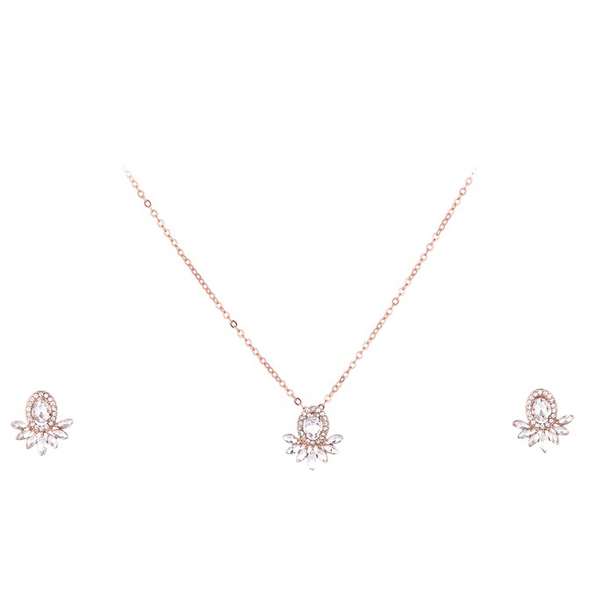 Papillon Accessories Gift Set Rose Gold 2 Pieces