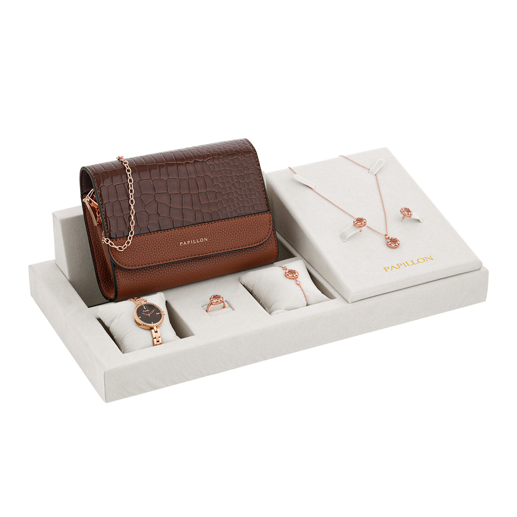 A set of 6 pieces from the Papillon brand SHA A-N3052 BW