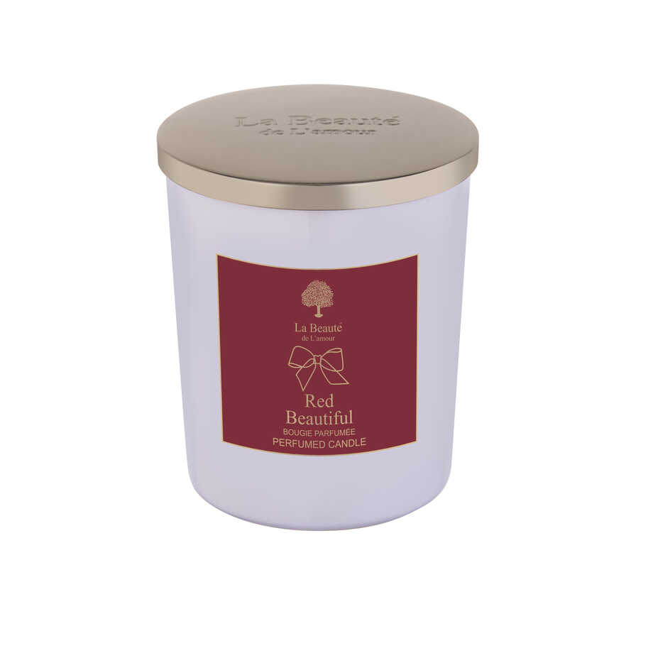 Red Beautiful Scented Candle 180 ml, La Beaute