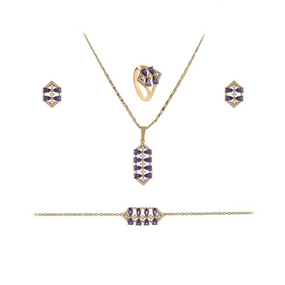 Papillon Accessories Gift Set Gold 4 Pieces