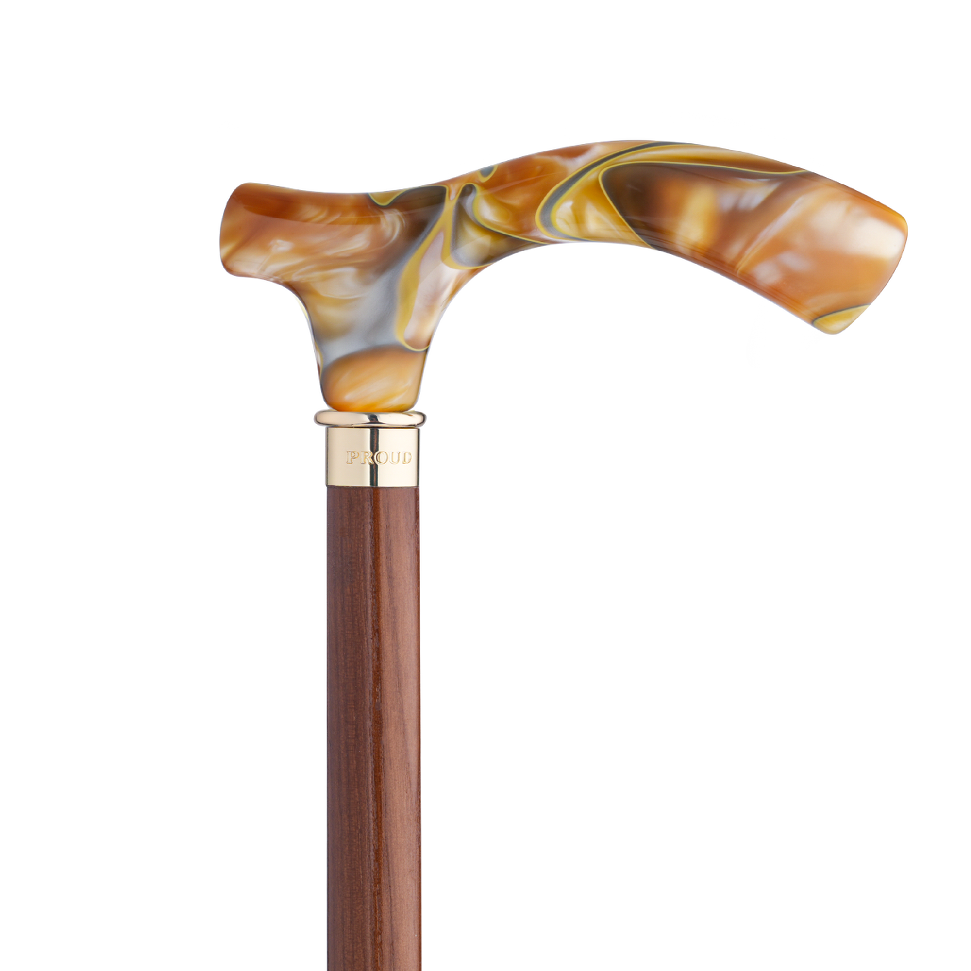 Proud Premium Wood Cane with Acrylic Handle Y24-WKS006