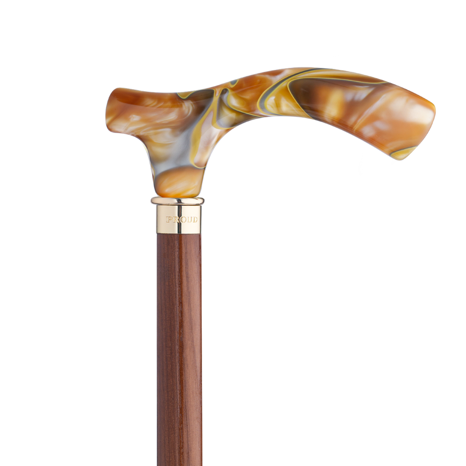 Proud Premium Wood Cane with Acrylic Handle Y24-WKS006
