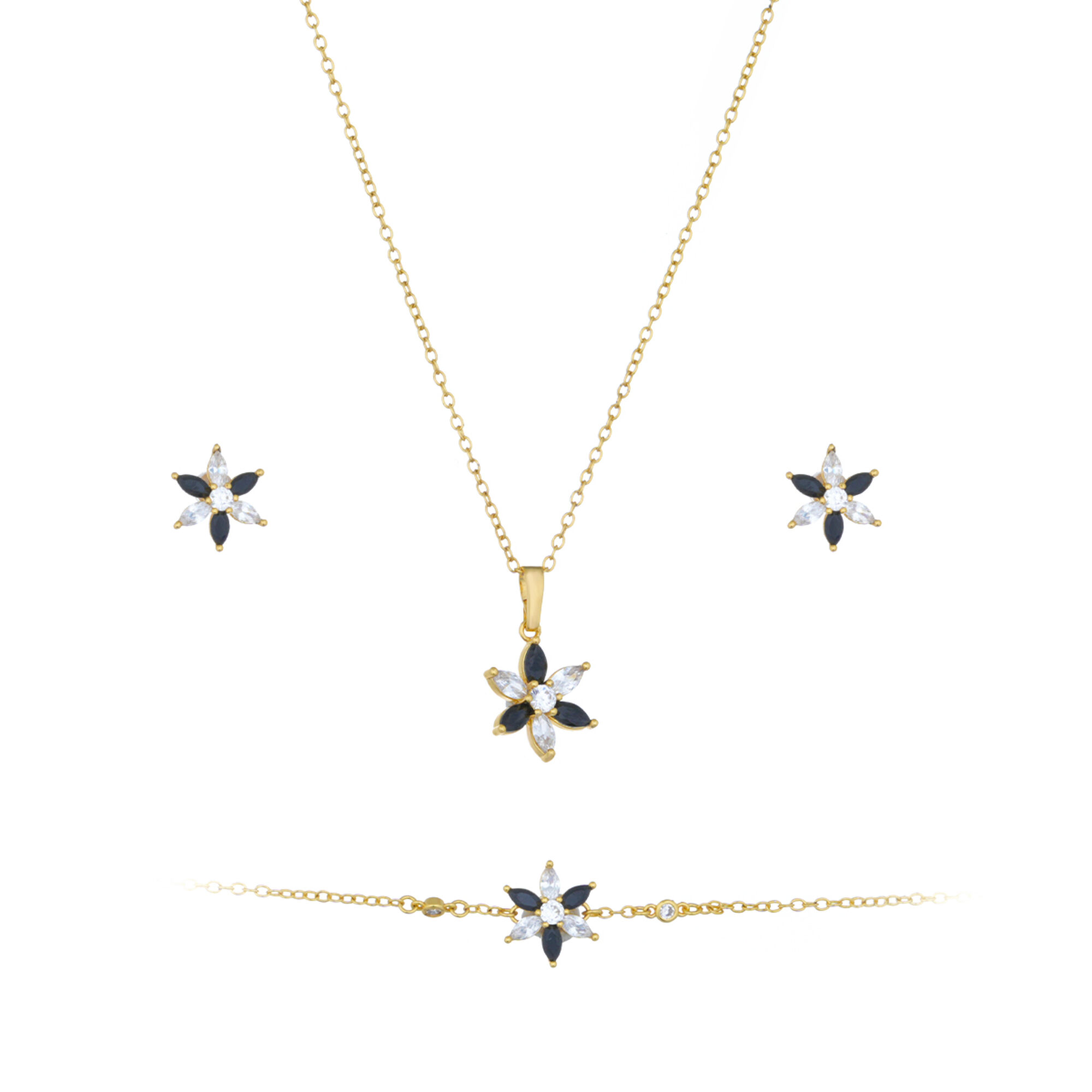 Papillon Accessories Gift Set Gold 3 Pieces