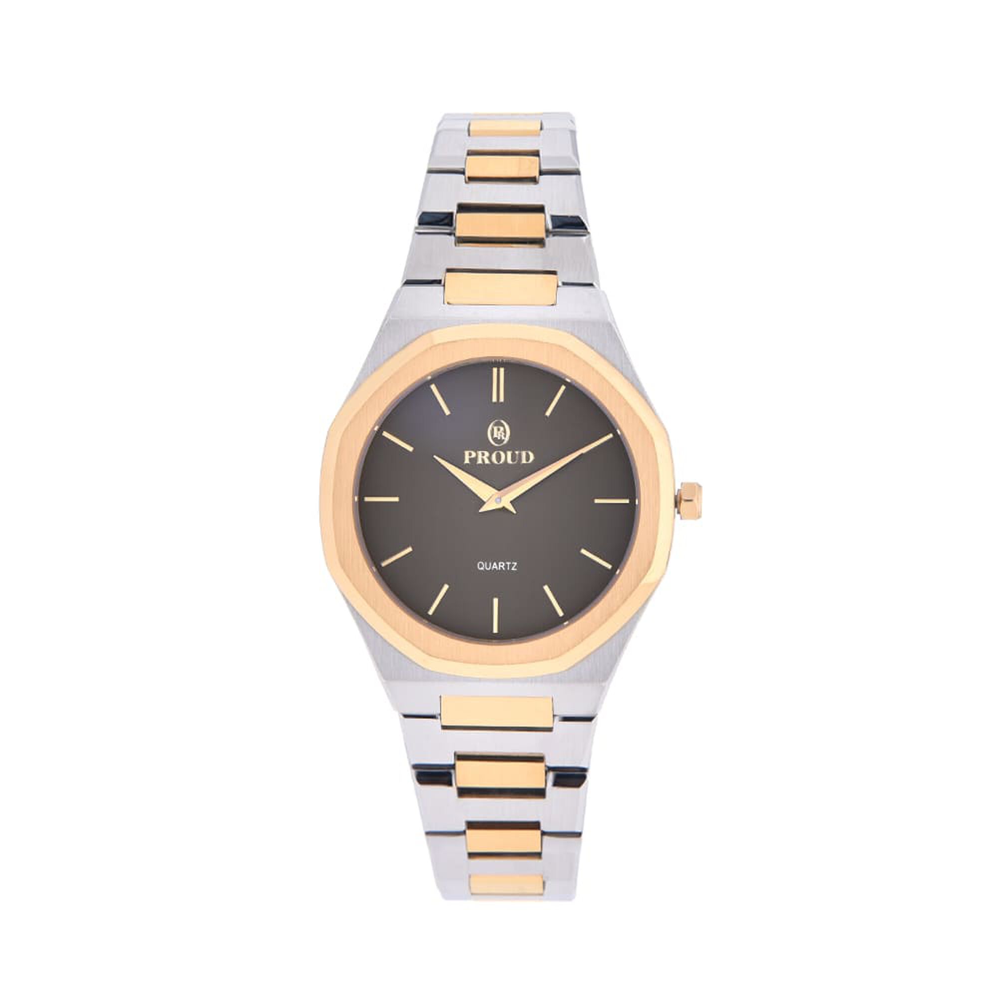 Proud Steel Gold With Silver Men’s Watch - SM-21024