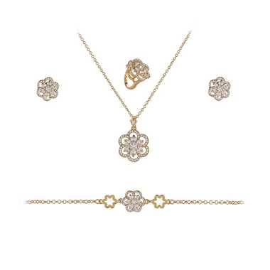 Papillon Accessories Gift Set Gold 4 Pieces
