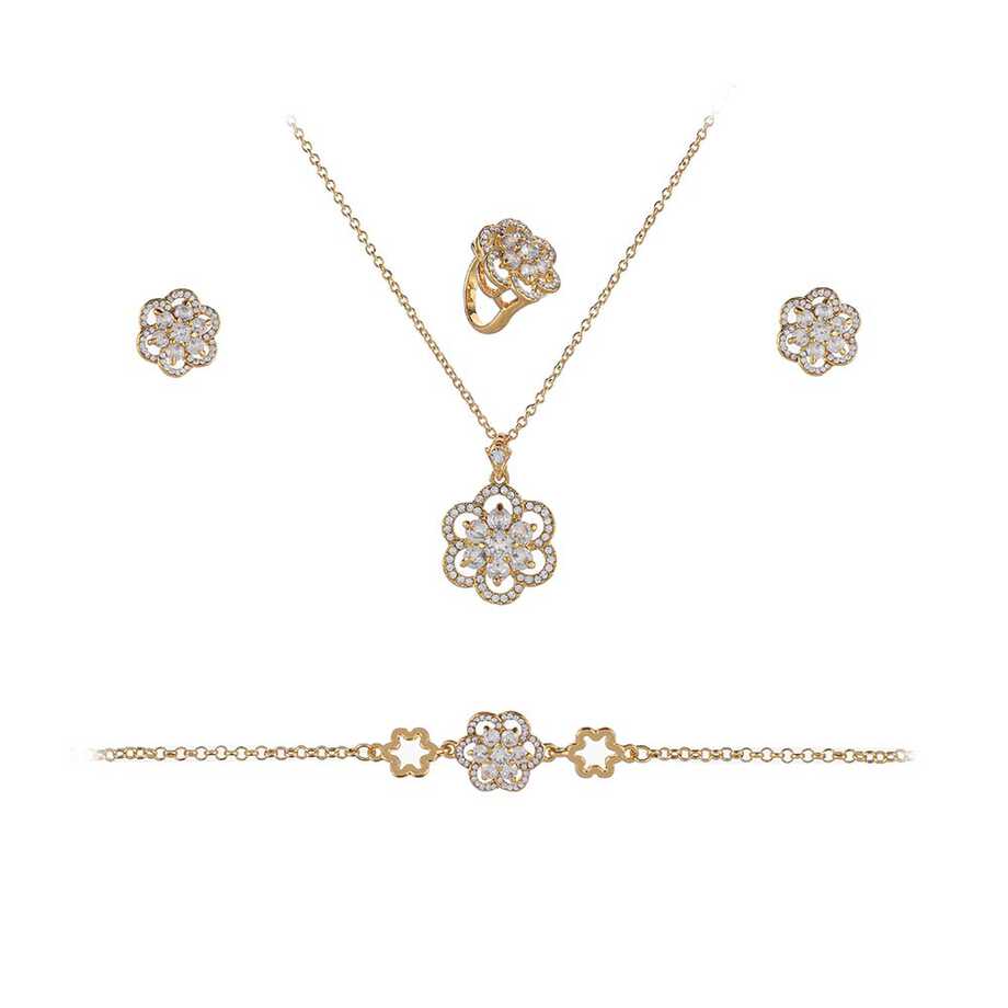 Papillon Accessories Gift Set Gold 4 Pieces