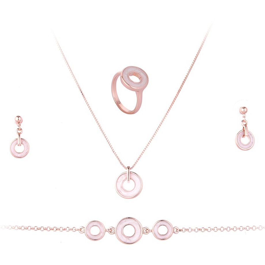 Papillon Accessories Gift Set Rose Gold 4 Pieces