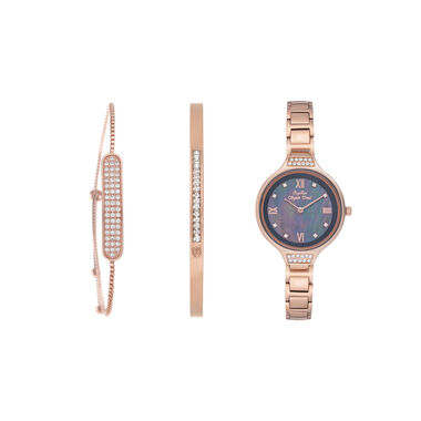 Papillon Accessories Gift Set Rose Gold 3 Pieces