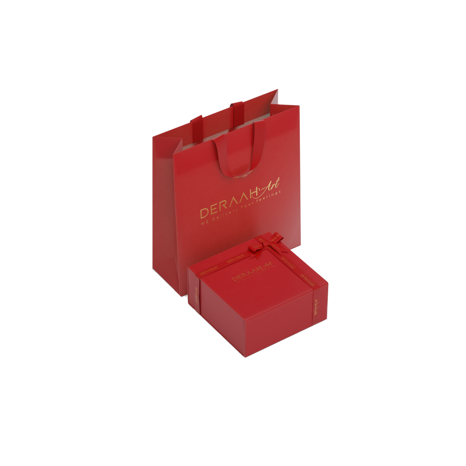 Small art shield packaging set RED