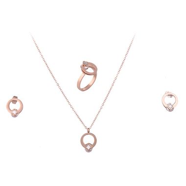 Papillon Accessories Gift Set Rose Gold 3 Pieces