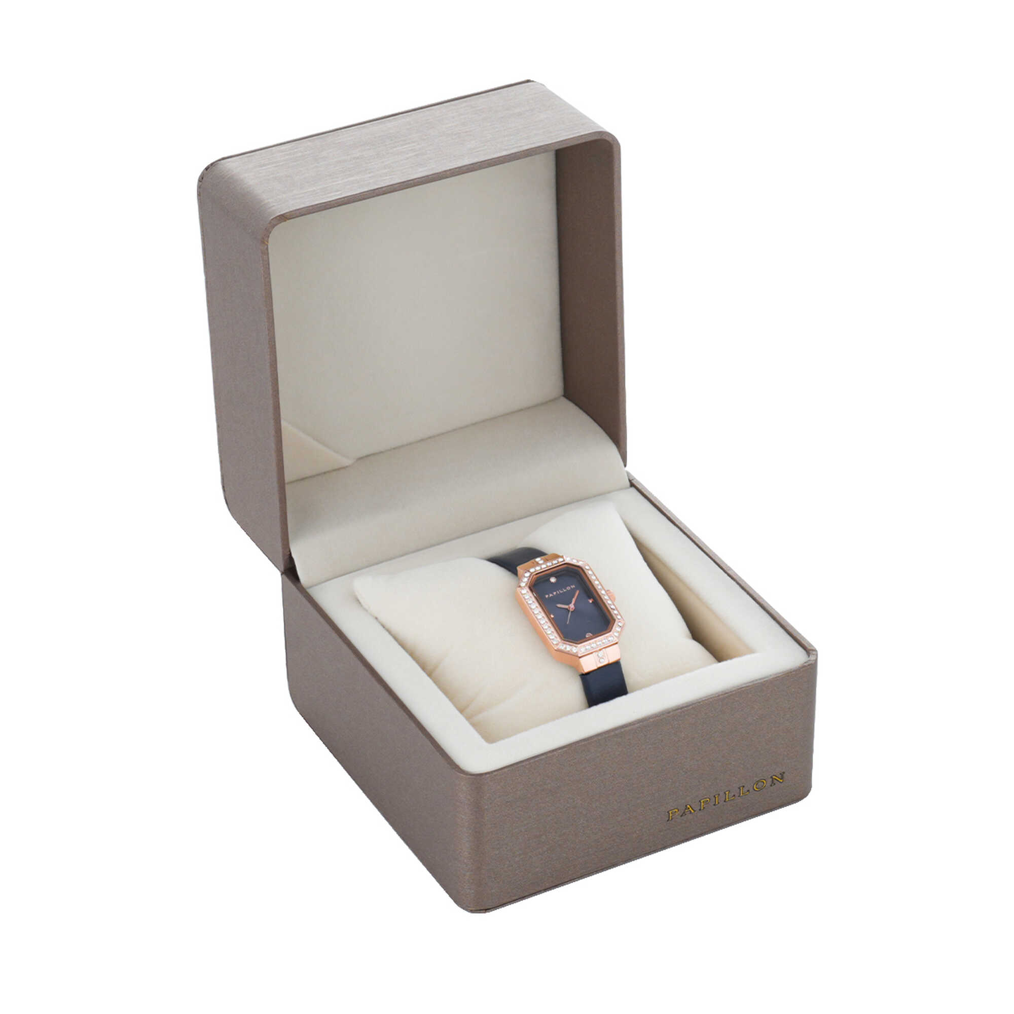 ساعة بابيون BG2 (S22084S-01-E)RG BLU + علبة
