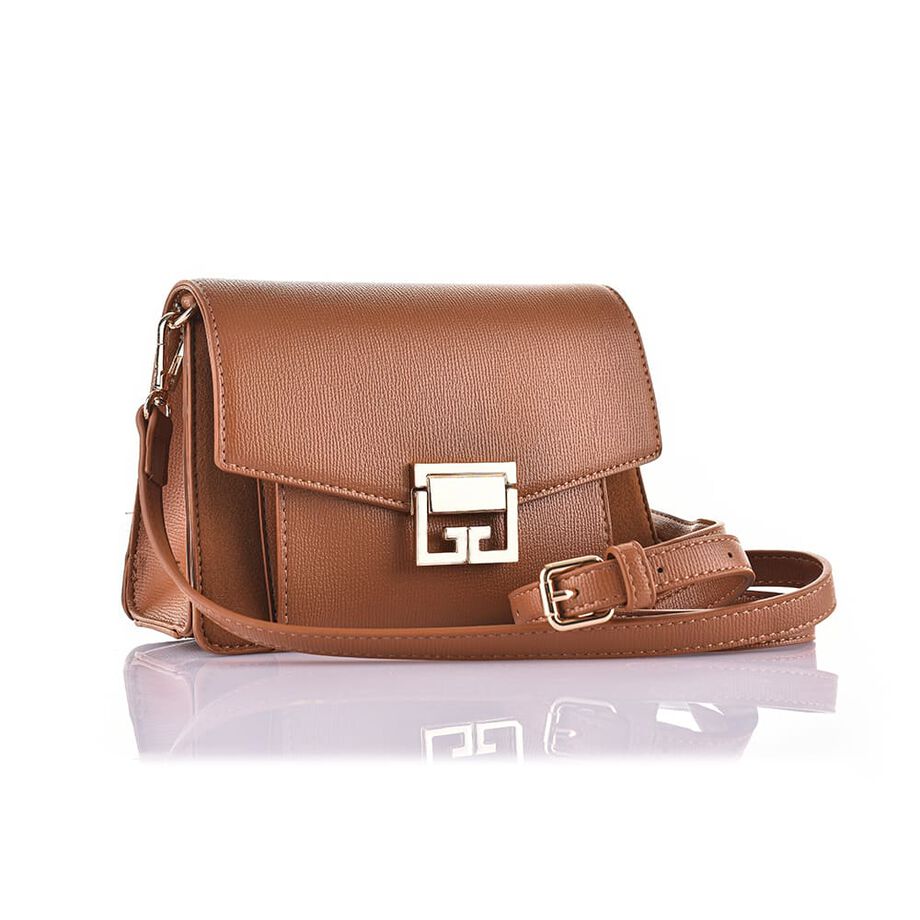 Papillon Crossbody Bag Brown- Women&rsquo;s bags - AAJUL-181418