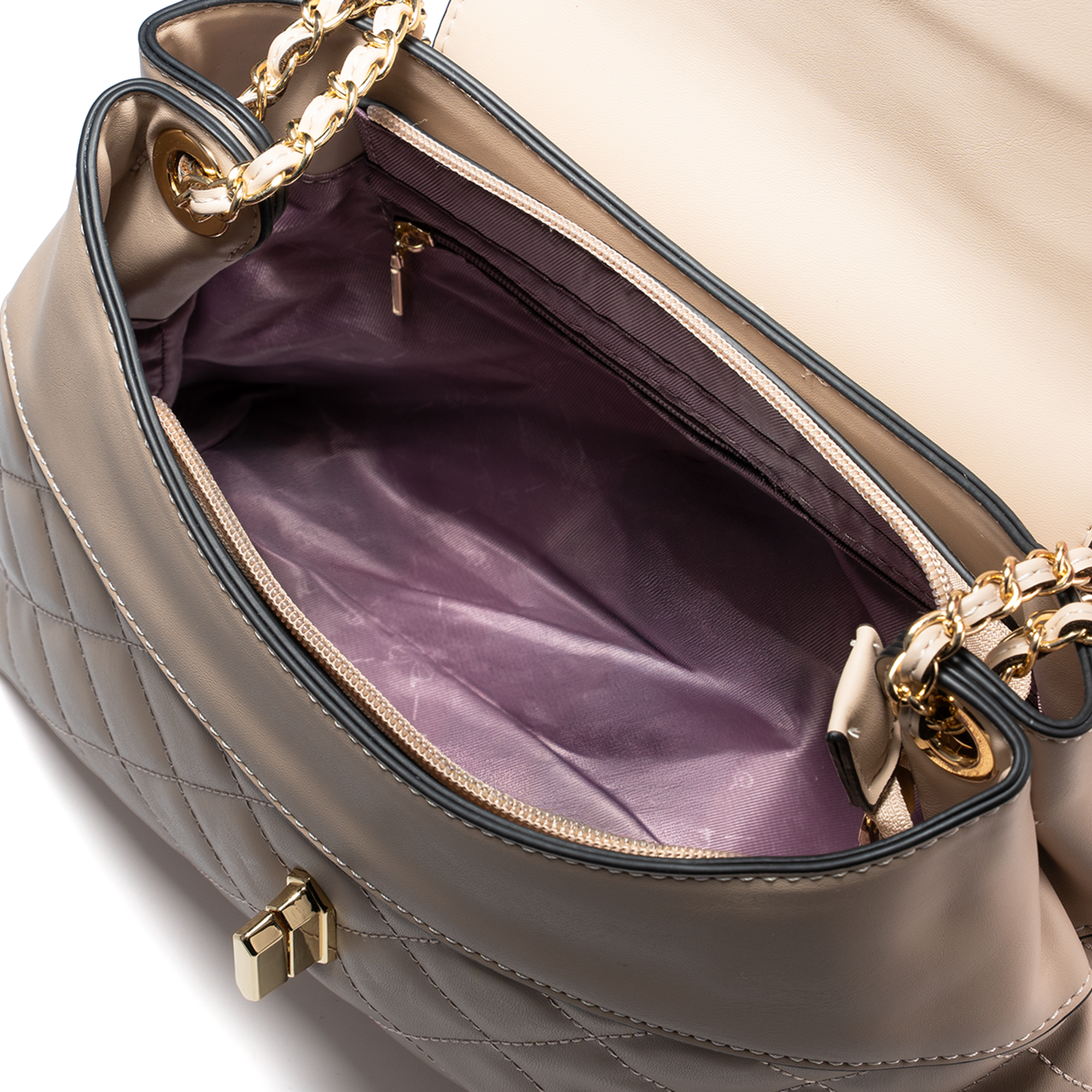 Papillion Beige Women's Handbag