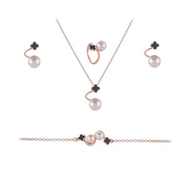 Papillon Accessories Gift Set Rose Gold 4 Pieces