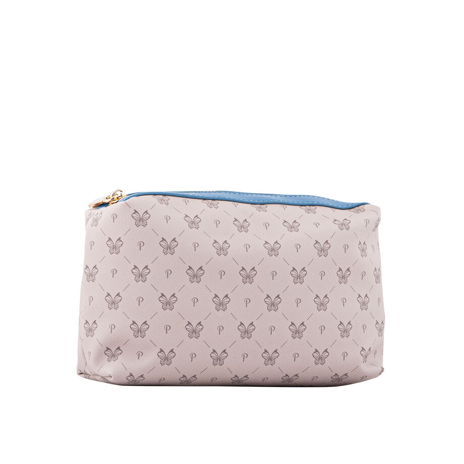 Blue and gray bow bag JS2206-2-M