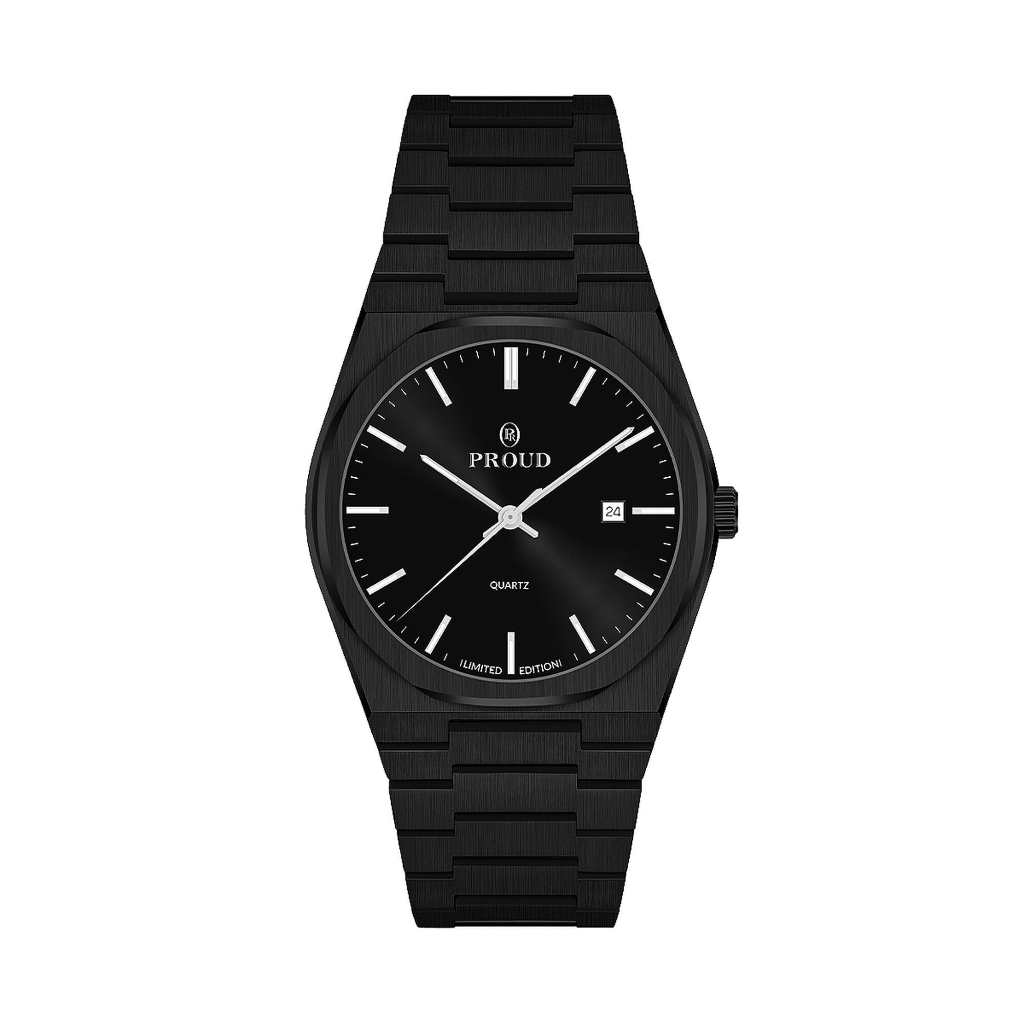 Proud Steel Watch Y22 UH2-BL (21PR065)-H+Box