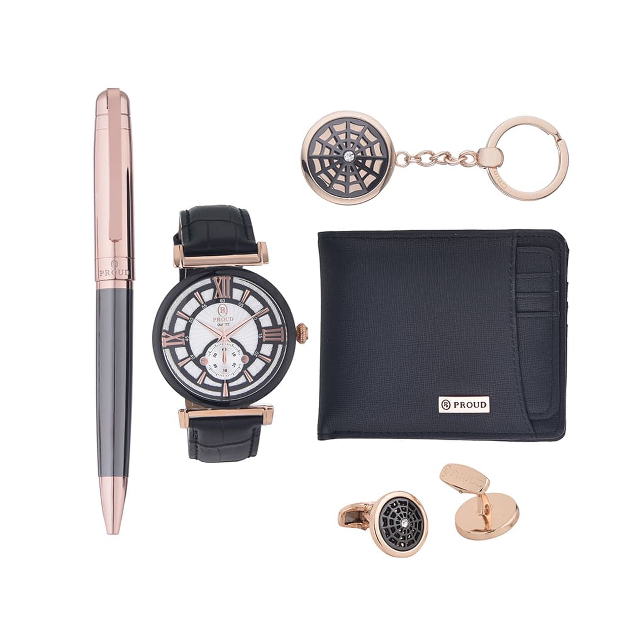 Proud accessories giftset rosegold 5 pcs.