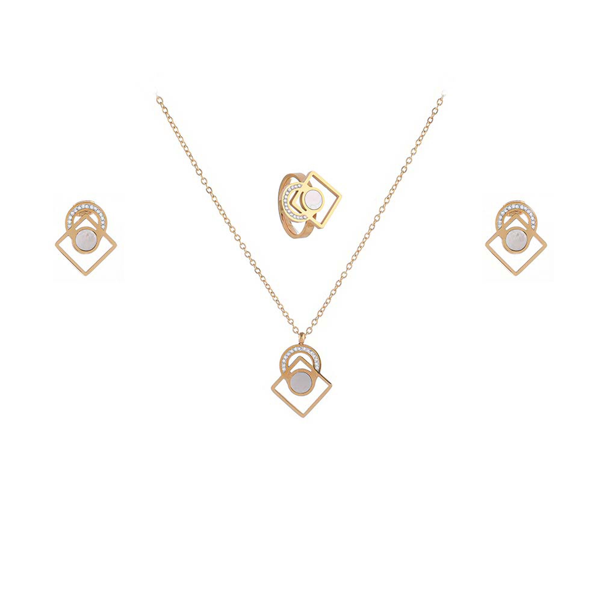 Papillon Accessories Gift Set Gold 3 Pieces