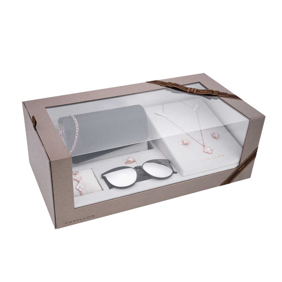 Papillon Accessories Gift Set Rose Gold 6 Pieces