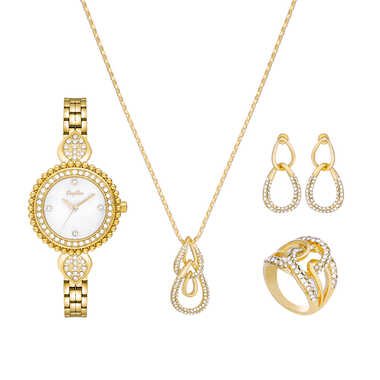 Papillon Accessories Gift Set Gold 4 Pieces