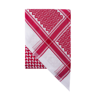 Classic Red and White Proud Shemagh
