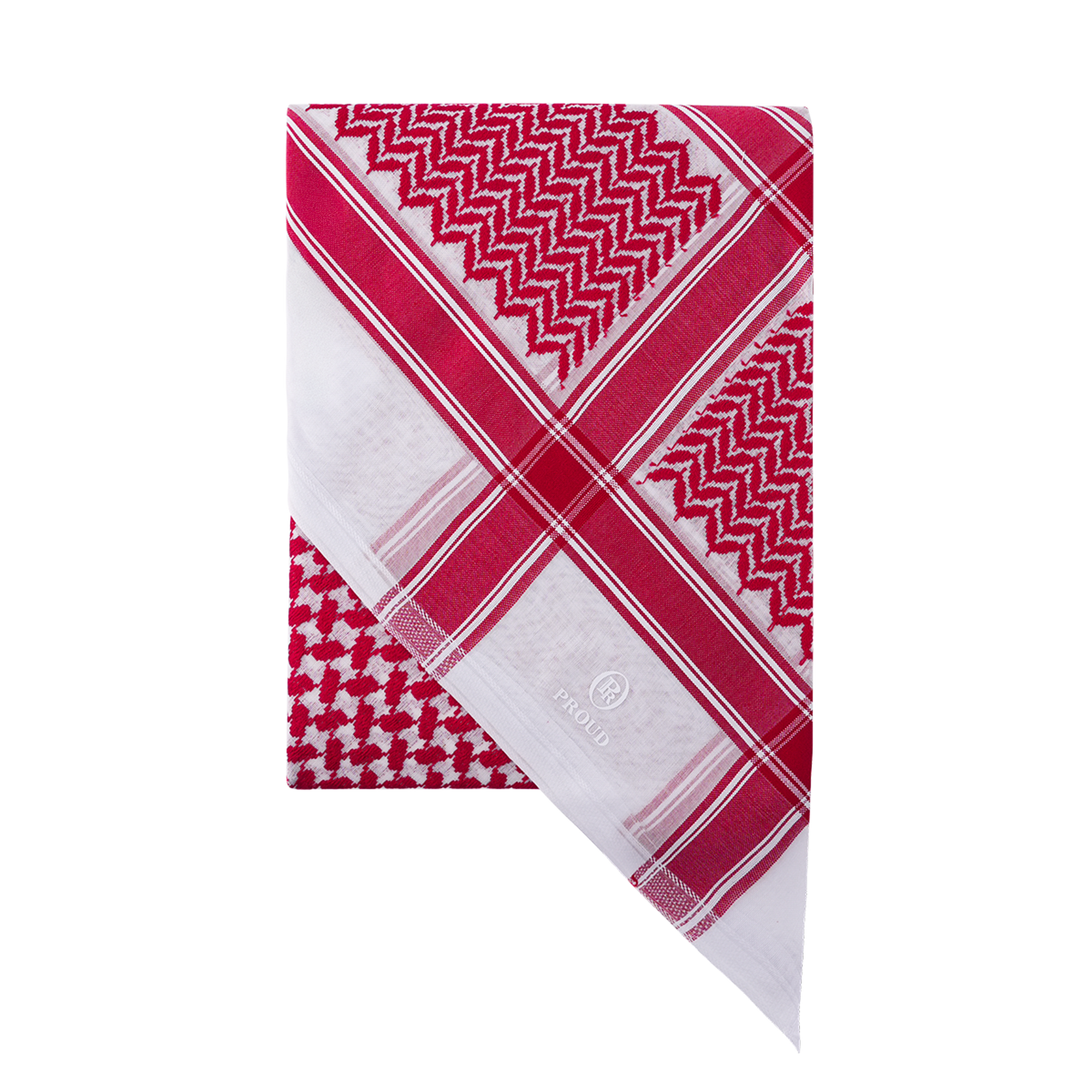Classic Red and White Proud Shemagh