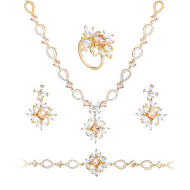 Papillon Accessories Gift Set Gold 4 Pieces