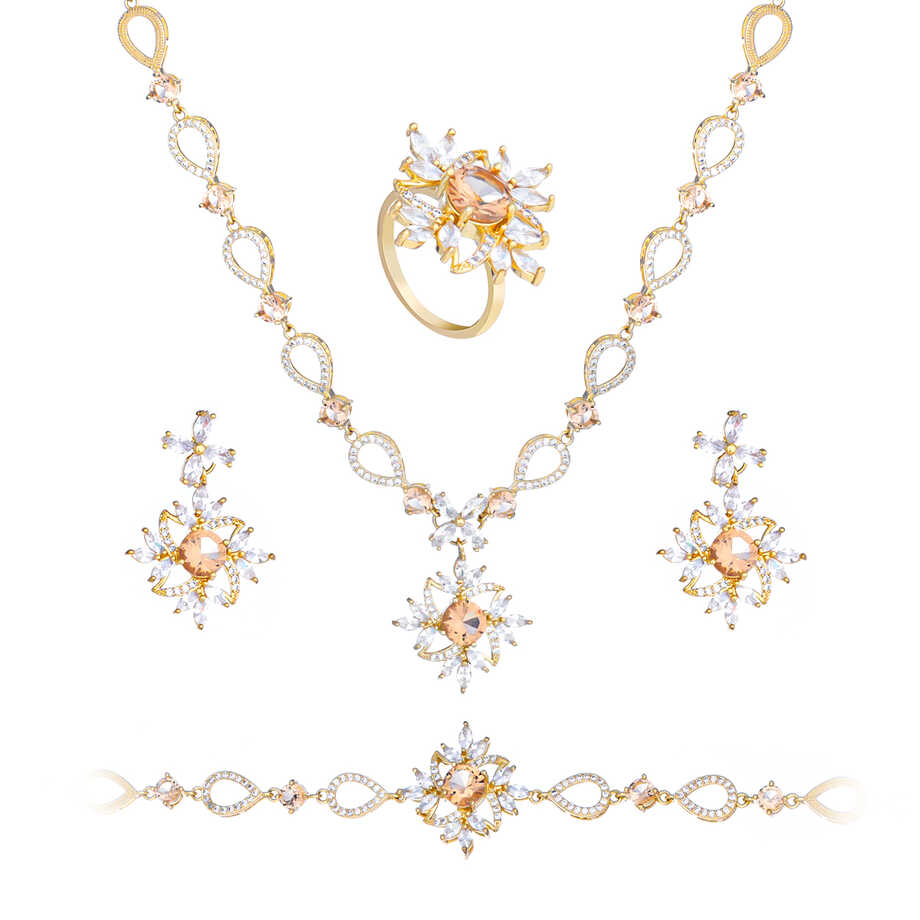 Papillon Accessories Gift Set Gold 4 Pieces