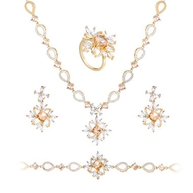Papillon Accessories Gift Set Gold 4 Pieces